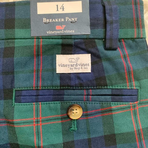VINEYARDS VINES HOLIDAY PLAID BREAKER PANT - Picture 4 of 5